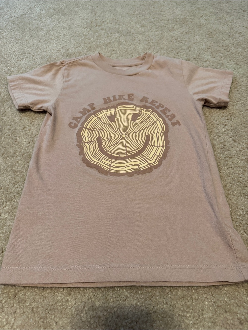 Tiny Whales  Short Sleeve 'Camp Hike Repeat' Tee